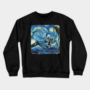 Mom And Son Van Gogh Style Crewneck Sweatshirt